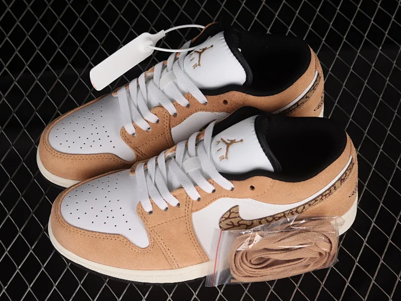 All categories Air Jordan Jordan series basketball shoes Air Jordan 1 Low Z version Air Jordan 1 Low AJ1 Joe 1 white and yellow burst pattern low-top cultural casual sneakers DZ4130-201
